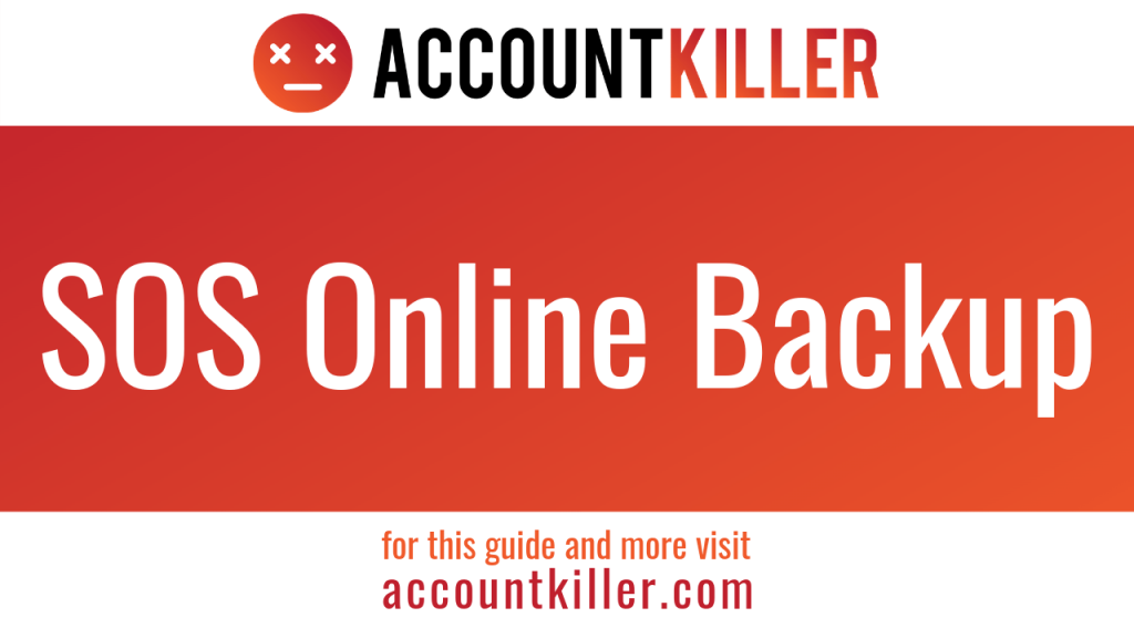 sos online backup admin accounts