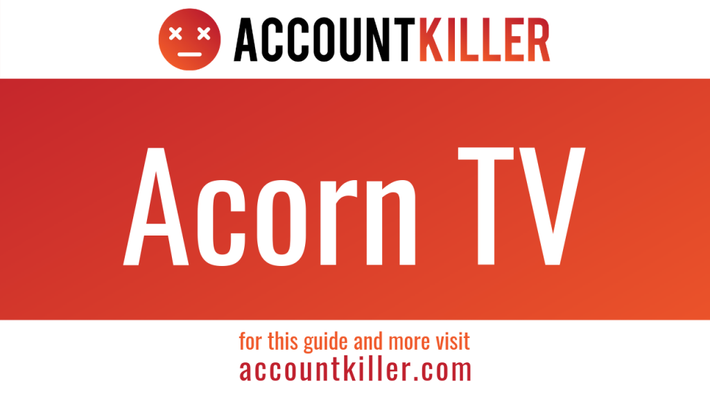 my acorn tv login